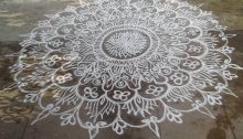 Big Rangolis Kolams Muggulu