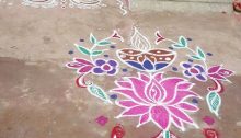 Lotus Rangoli – Thamarai Kolam