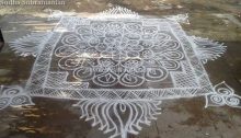 Padikolam, Freehand Rangoli Kolam