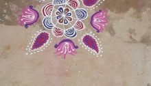 Small Rangoli – Apartment Kolams