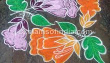 Flower Rangolis