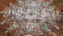 Padi Kolam with Kavi – Manai Kolam, Kanya Kolam