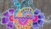 Paisley Kolams, Colour Rangolis, Muggulu