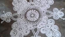 Daily Kolams – Small Rangoli, Apartment Rangoli