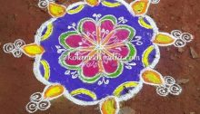 Small Colour Rangolis, Daily Kolams, Muggulu