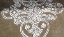 Small Rangolis – Finger Technique Kolams