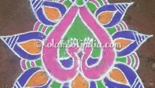 Peacock Rangoli, Mayil Kolam