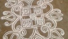Small Kolams – Finger Technique Designs