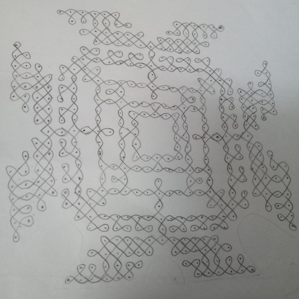 25 dots sikku kolam || Contest Kolam