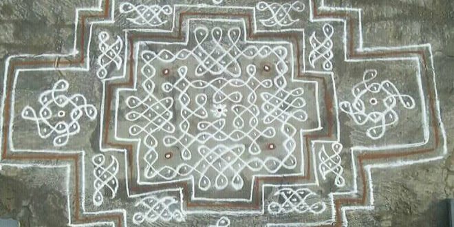 Sikku kolam with 25 dots || contest kolam