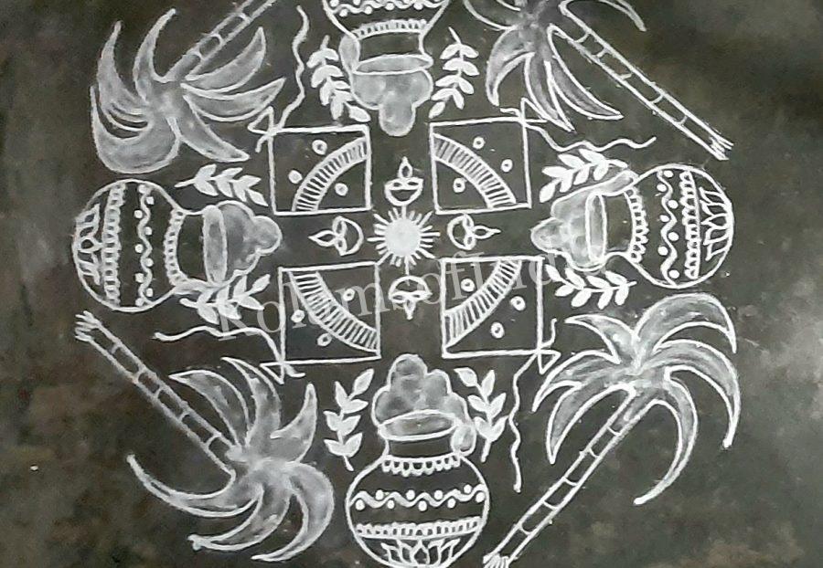 muggulu, margazhi kolam, big kolam, muggulu,rangoli,