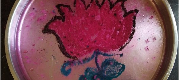 Aqua Kolam || Under water Rangoli