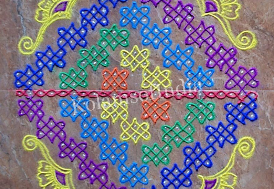 muggulu, margazhi kolam, big kolam, muggulu,rangoli,