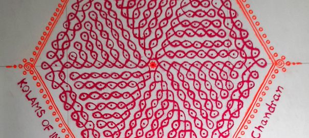 21 dots Tamil New Year sikku  kolam contest || 21-11 dots Chikku kolam