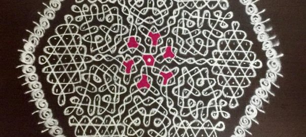 Tamil New Year 21 dots Sikku Kolam contest || 21-11 Dots chikku kolam