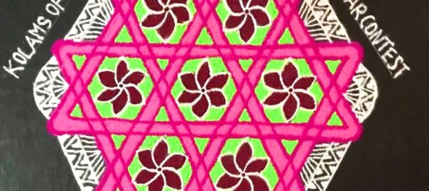 21 Dots || Star kolam for contest || 21 Dots Flower Muggulu