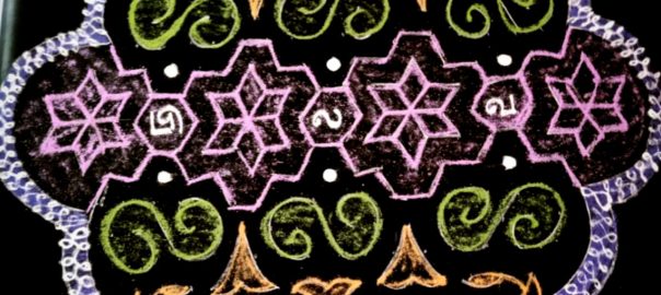 21-11 Pulli || Tamil New Year Kolam Contest || 21 dots Pookolam