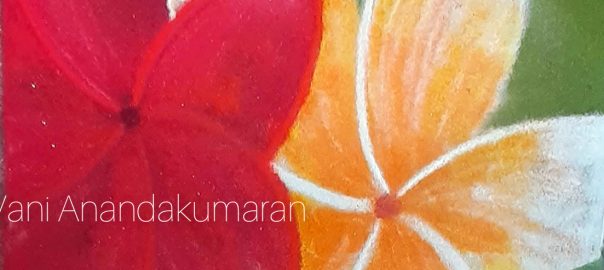 Freehand rangoli ||  Plumeria Flower Kolam