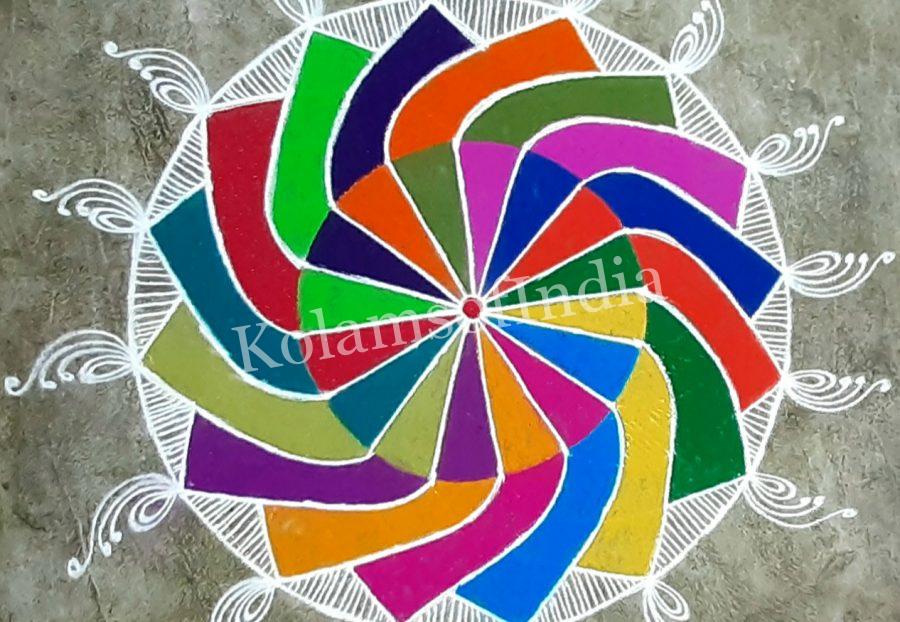 muggulu, margazhi kolam, big kolam, muggulu,rangoli,