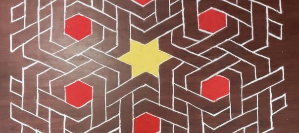 Geometrical design || Line kolam